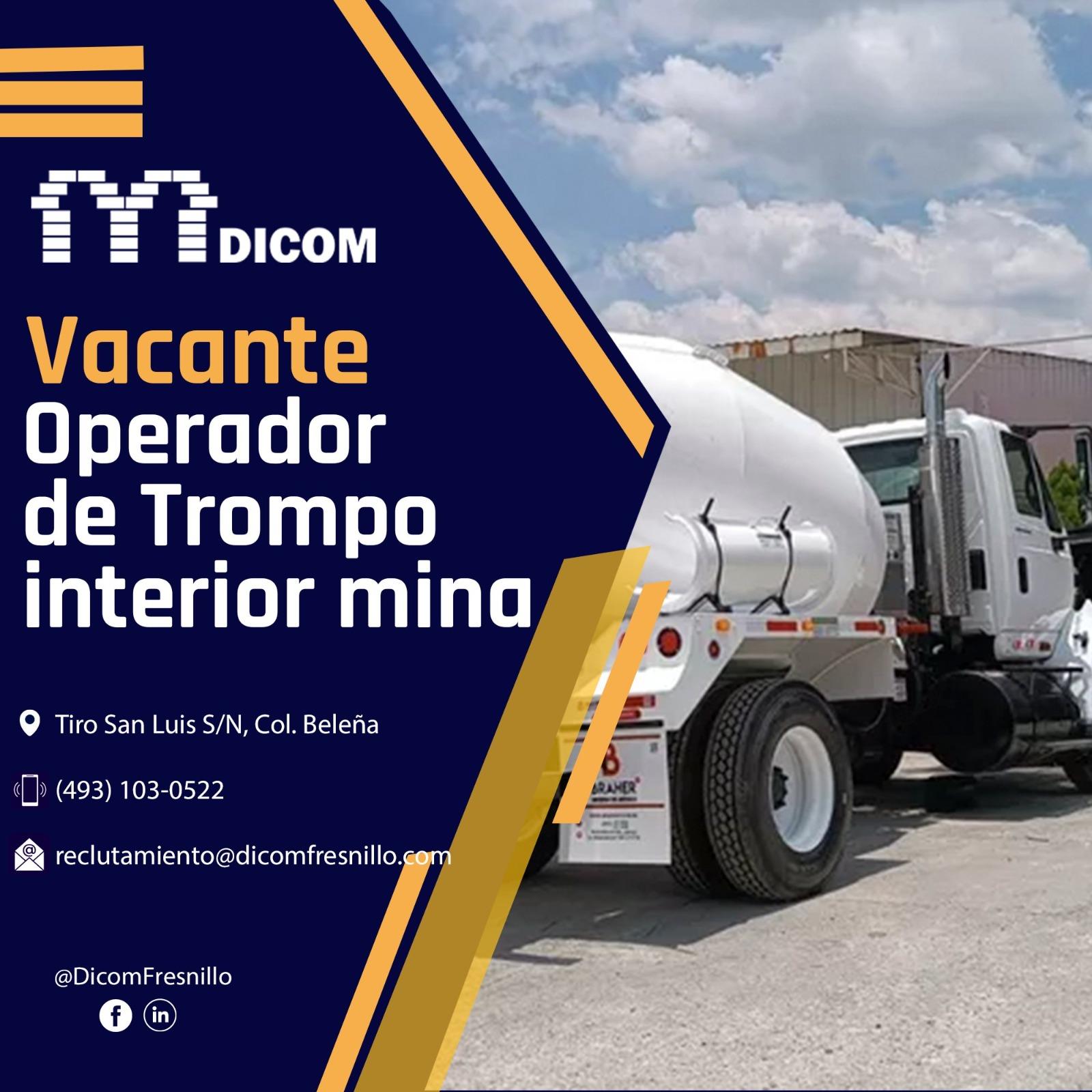 OPERADOR DE TROMPO
