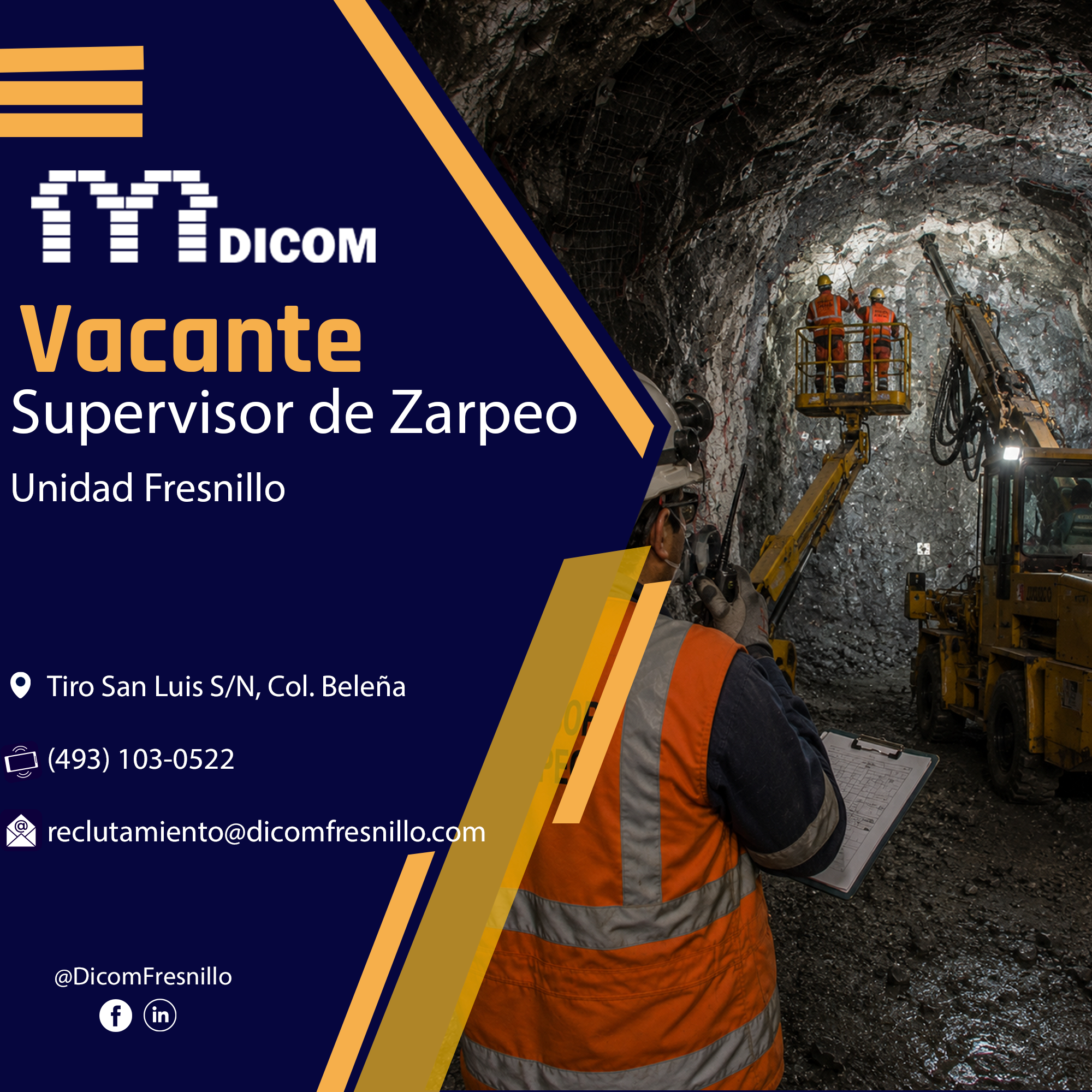 SUPERVISOR DE PROYECTO DE ZARPEO